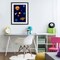 Stupell Industries Solar System Education Framed Print Under Glass, design by Elizabeth Caldwell